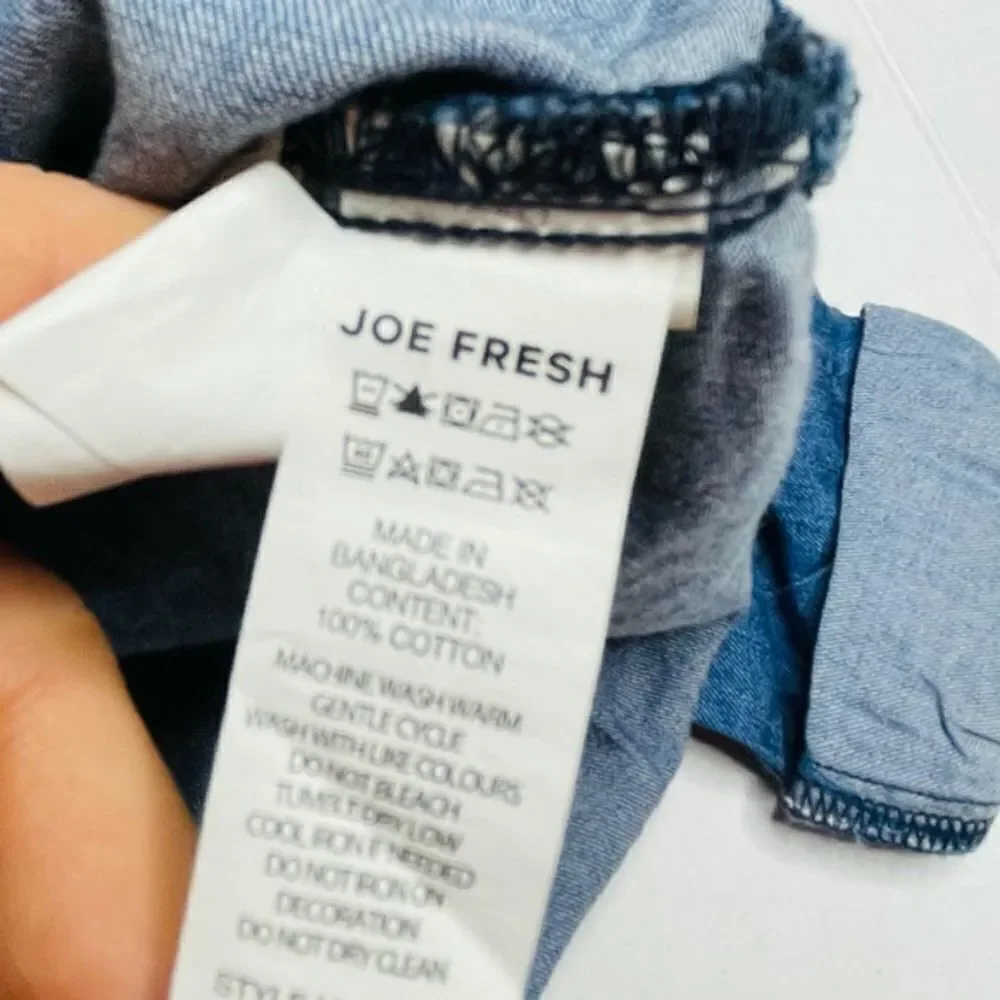 𝅺joe Fresh NWOT Chambray Button Down Toddler Shirt